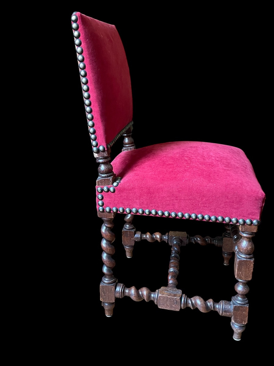 Paire de chaises style L XIII-photo-4