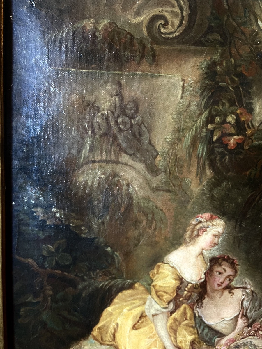 Old Painting After François Boucher -photo-1