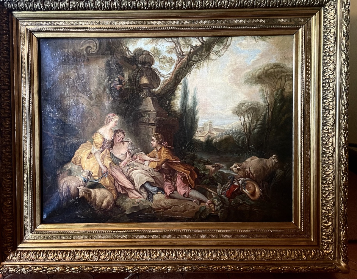 Old Painting After François Boucher -photo-6