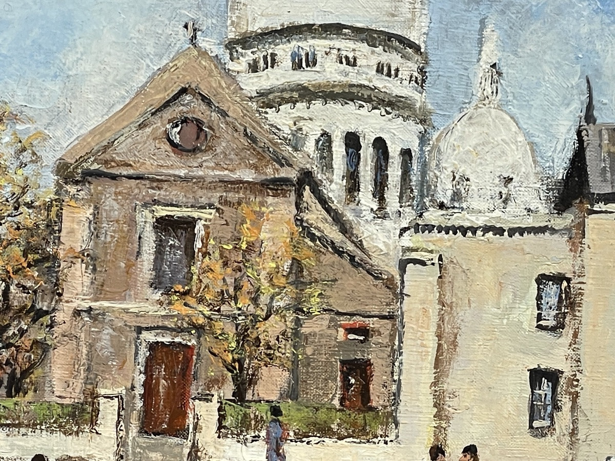 View Of Montmartre By Louis Peyrat-photo-2