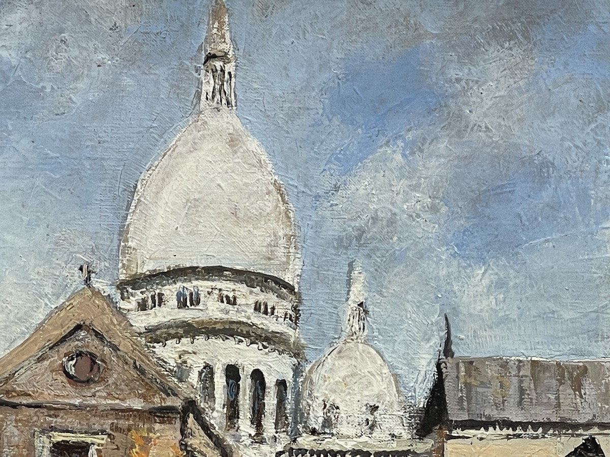 View Of Montmartre By Louis Peyrat-photo-3