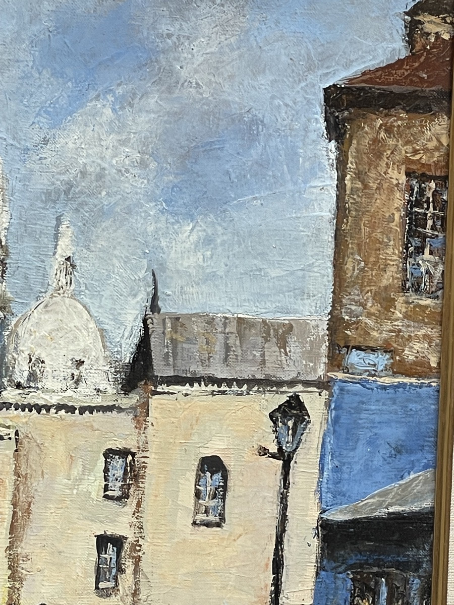 View Of Montmartre By Louis Peyrat-photo-4