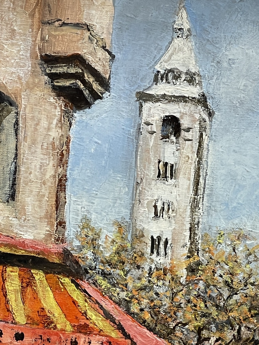 View Of Montmartre By Louis Peyrat-photo-5