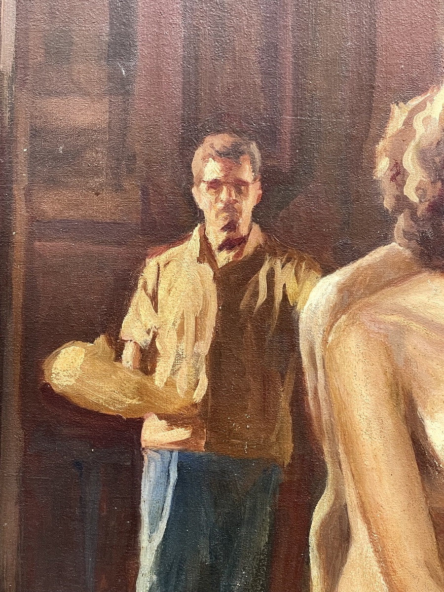 Nude Painting With Self-portrait-photo-3