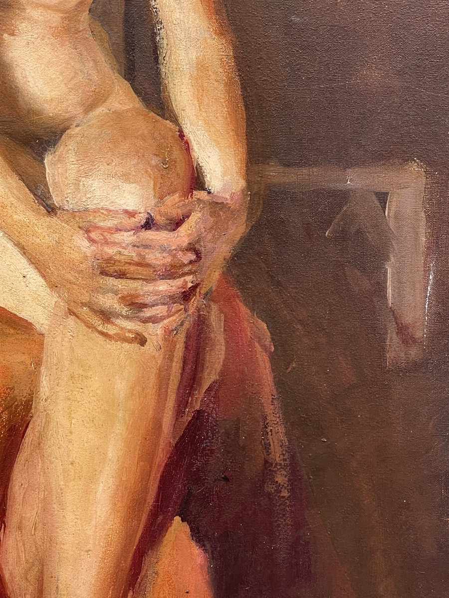 Nude Painting With Self-portrait-photo-5