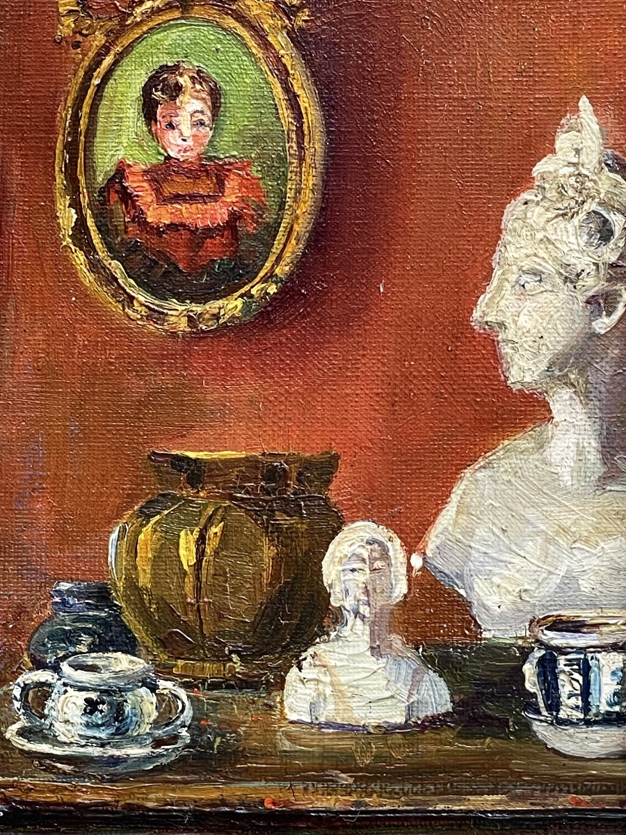 Scène d’intérieur - atelier de peintre -photo-4