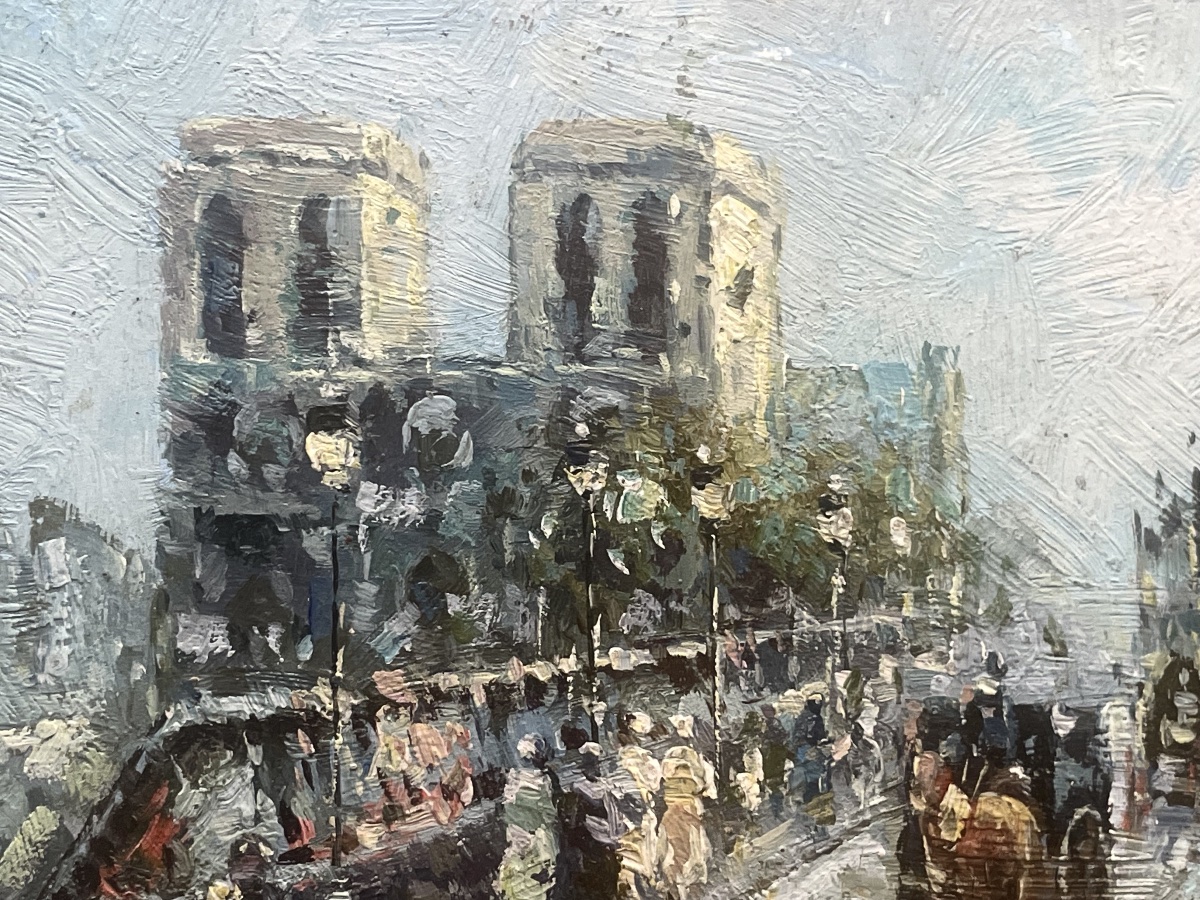 Notre Dame vue du quai des bouquinistes -photo-3