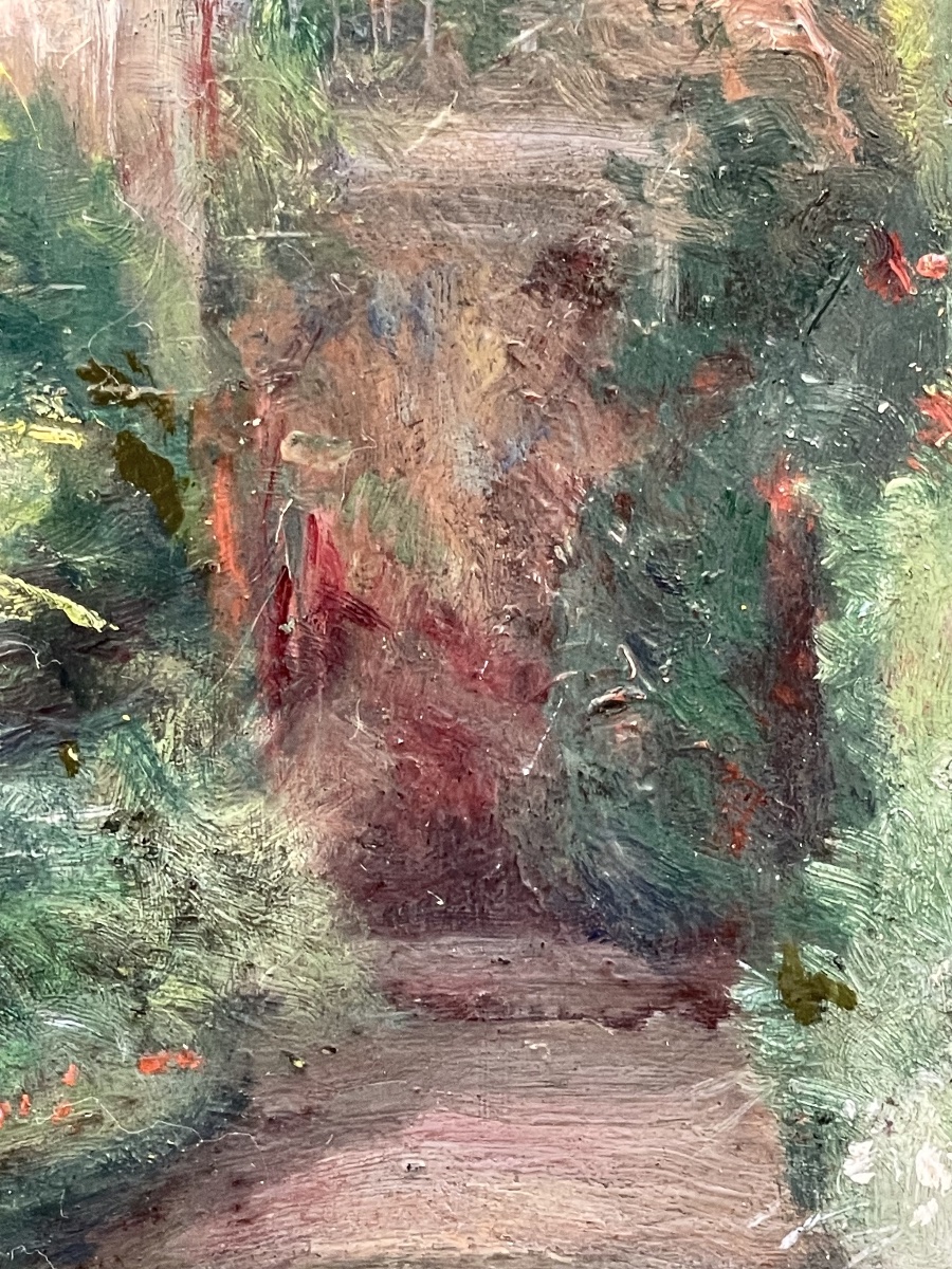 « Au fond du jardin » par Georges d’Espagnat-photo-4