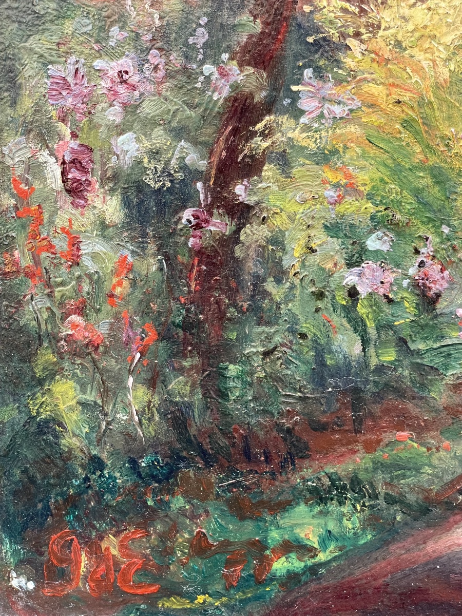 « Au fond du jardin » par Georges d’Espagnat-photo-1