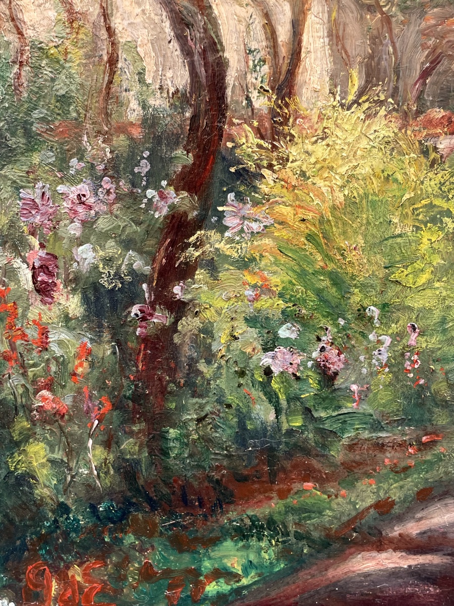 « Au fond du jardin » par Georges d’Espagnat-photo-5