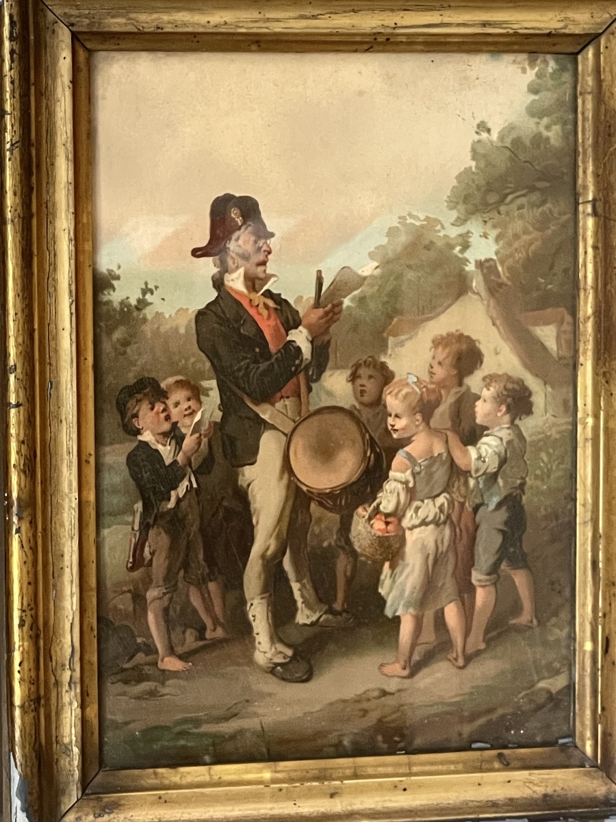 Paire de chromos anciens « les enfants terribles »-photo-4