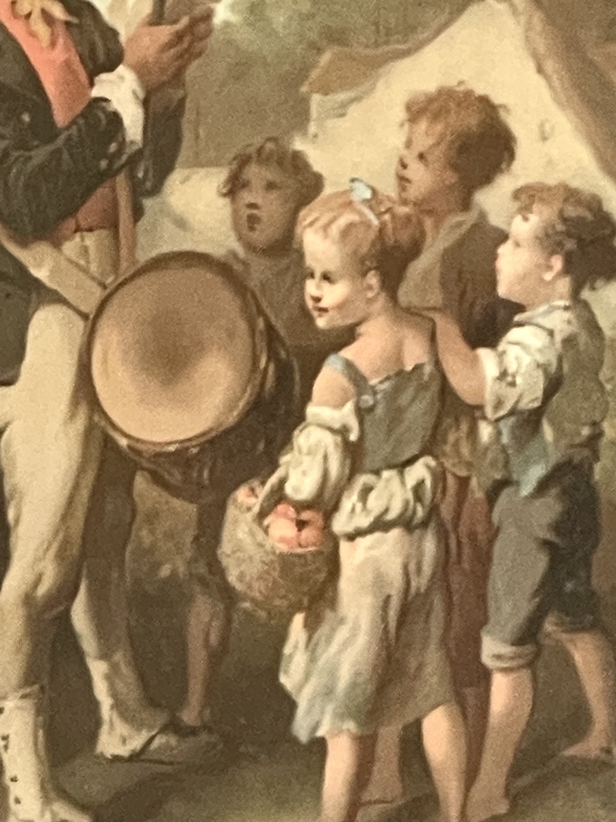 Paire de chromos anciens « les enfants terribles »-photo-1