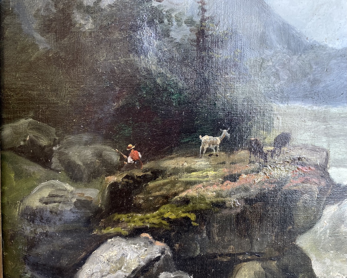 Tableau ancien de Théodore Lévigne -photo-5