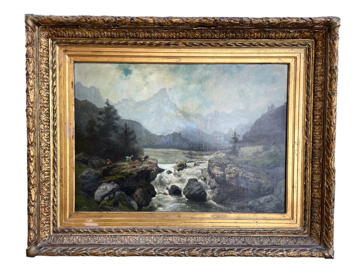Tableau ancien de Théodore Lévigne 