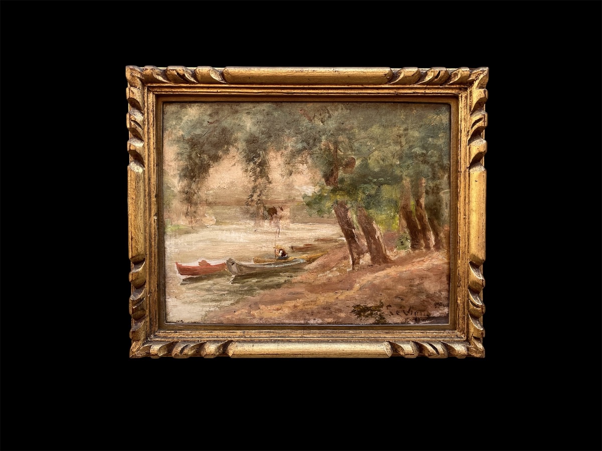 Tableau ancien par Théodore Lévigne 