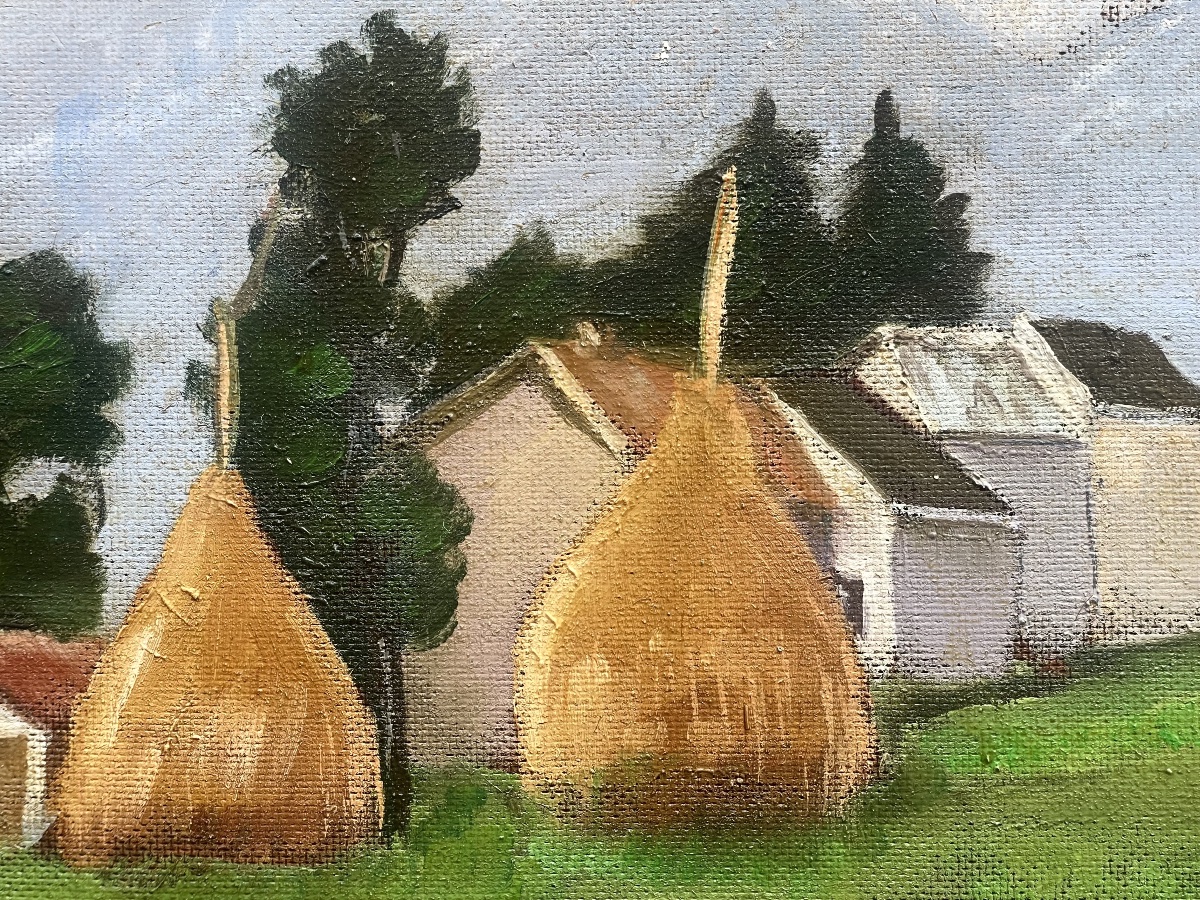 “haystacks”—a Landscape From Italy -photo-1