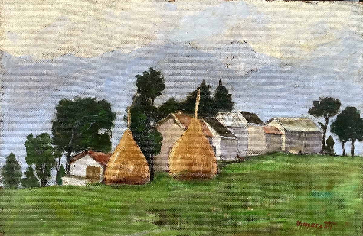 “haystacks”—a Landscape From Italy 