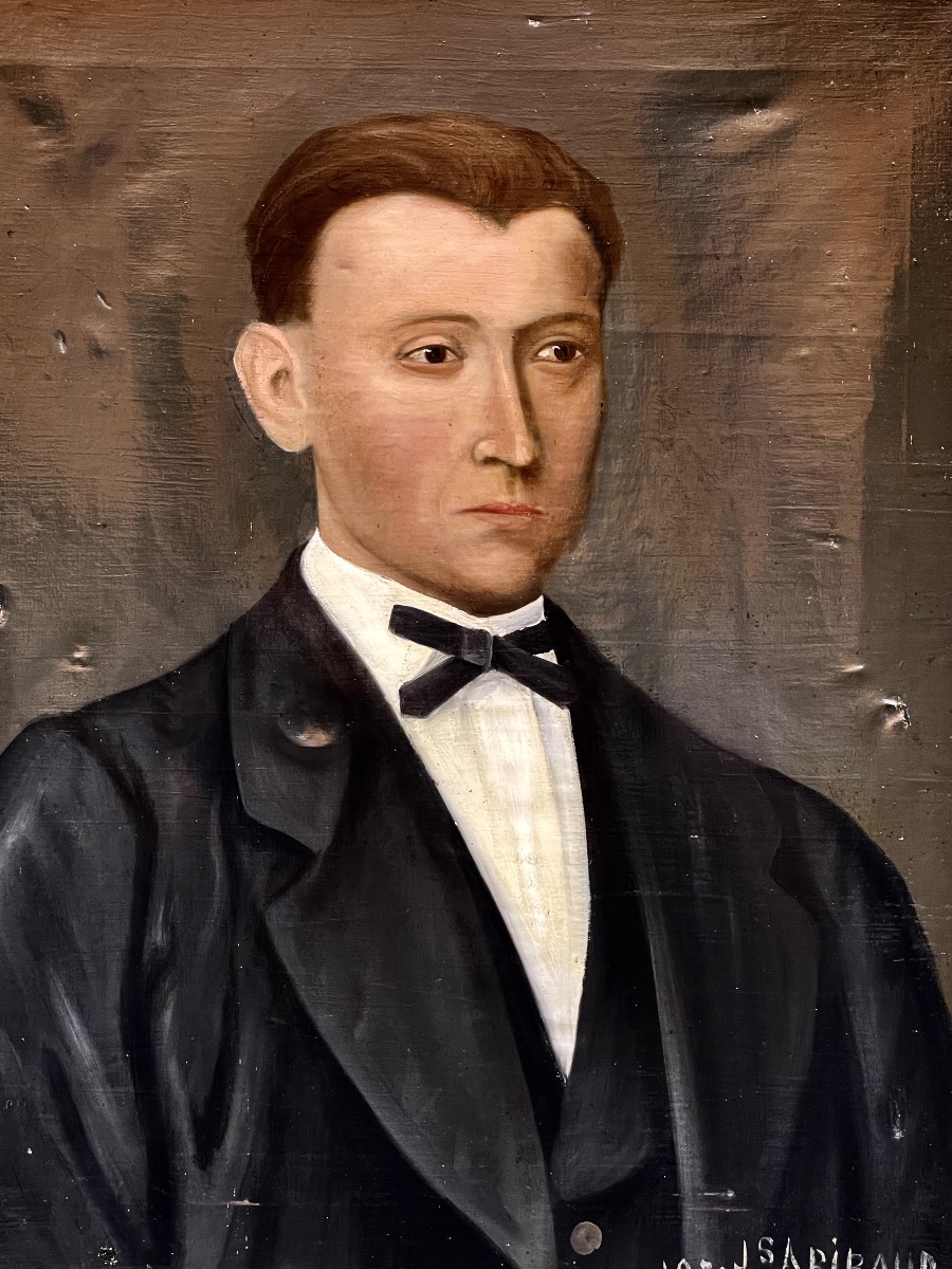 Portrait d’homme du XIX éme siècle -photo-3