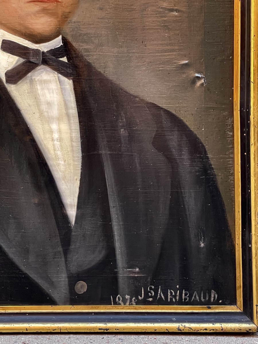 Portrait d’homme du XIX éme siècle -photo-2