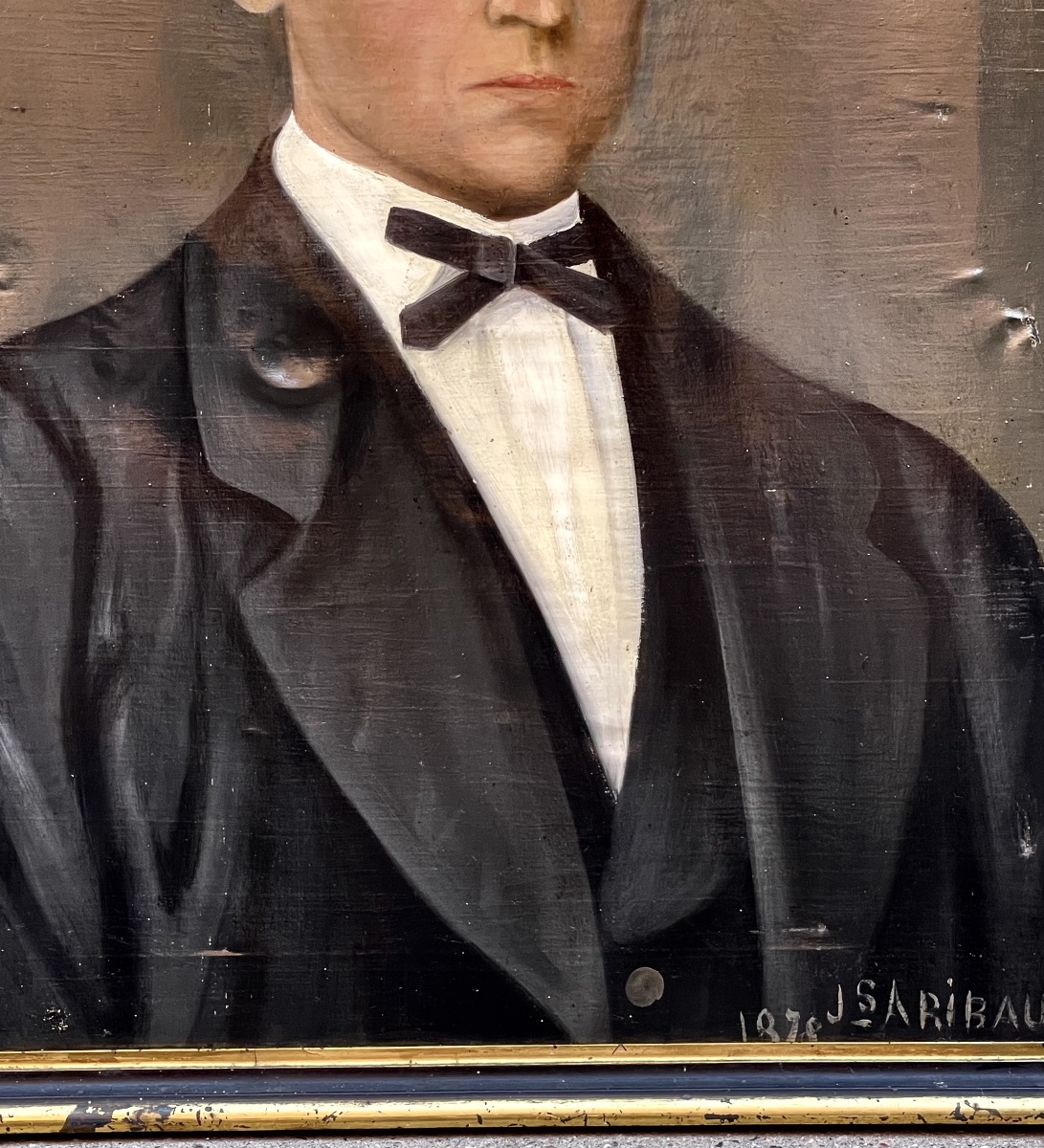 Portrait d’homme du XIX éme siècle -photo-4