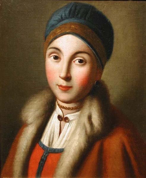 Portrait d'Une Beauté Russe Par Pietro Antonio Rotari (1707-1762), Attribúe -photo-3