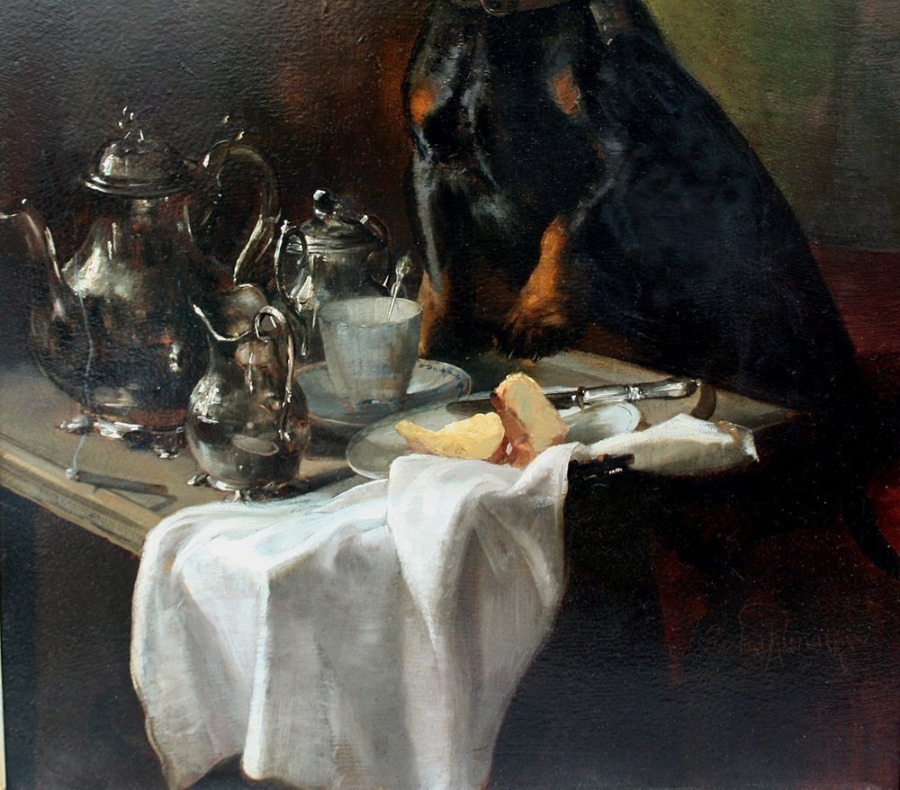 Voleur Aux Pieds Plats par  Gustav Rienäcker (allemand, 1861 - 1935)-photo-1
