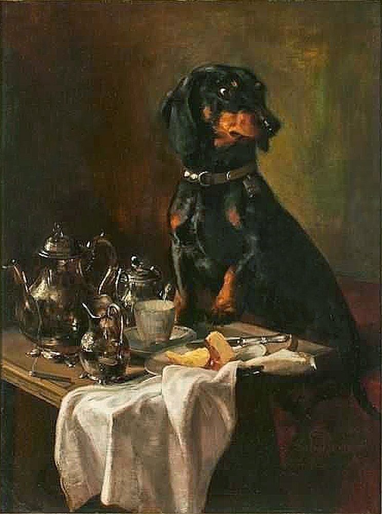 Voleur Aux Pieds Plats par  Gustav Rienäcker (allemand, 1861 - 1935)