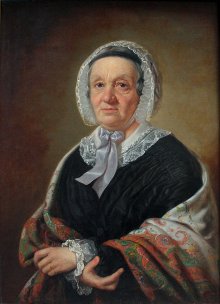 Portrait d'une femme noble, école autrichienne, première moitié du XIXe siècle-photo-2