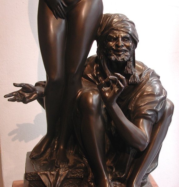 Bruno Zach (1891 - 1945) Beauté et vendeur d'esclave-photo-2