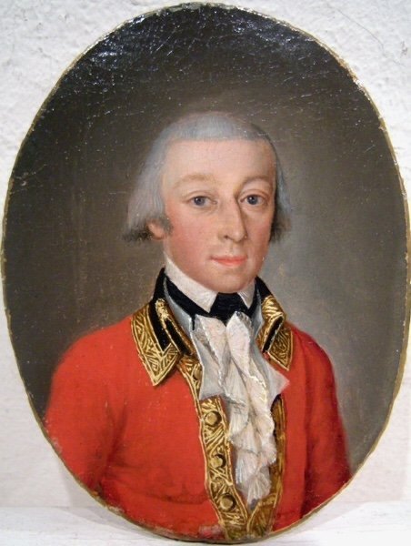 Anton Graff (allemand 1736 - 1813) Portrait du Comte Osterman, miniature sur ivory-photo-2