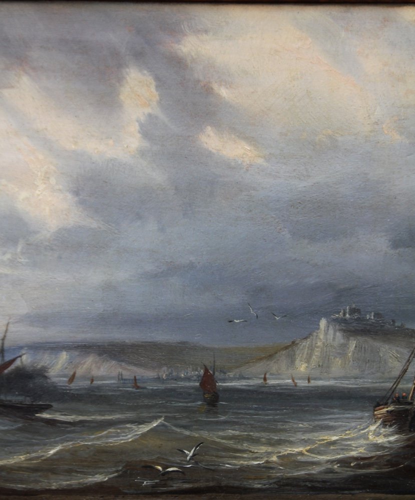 Gibraltar par Louis le Breton (peintre de la marine française, 1818 - 1866)-photo-3