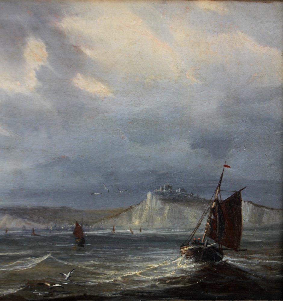 Gibraltar par Louis le Breton (peintre de la marine française, 1818 - 1866)-photo-1