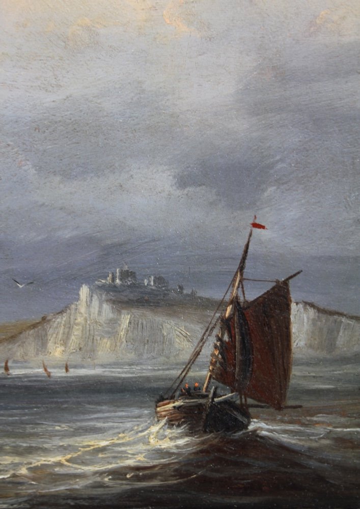 Gibraltar par Louis le Breton (peintre de la marine française, 1818 - 1866)-photo-2