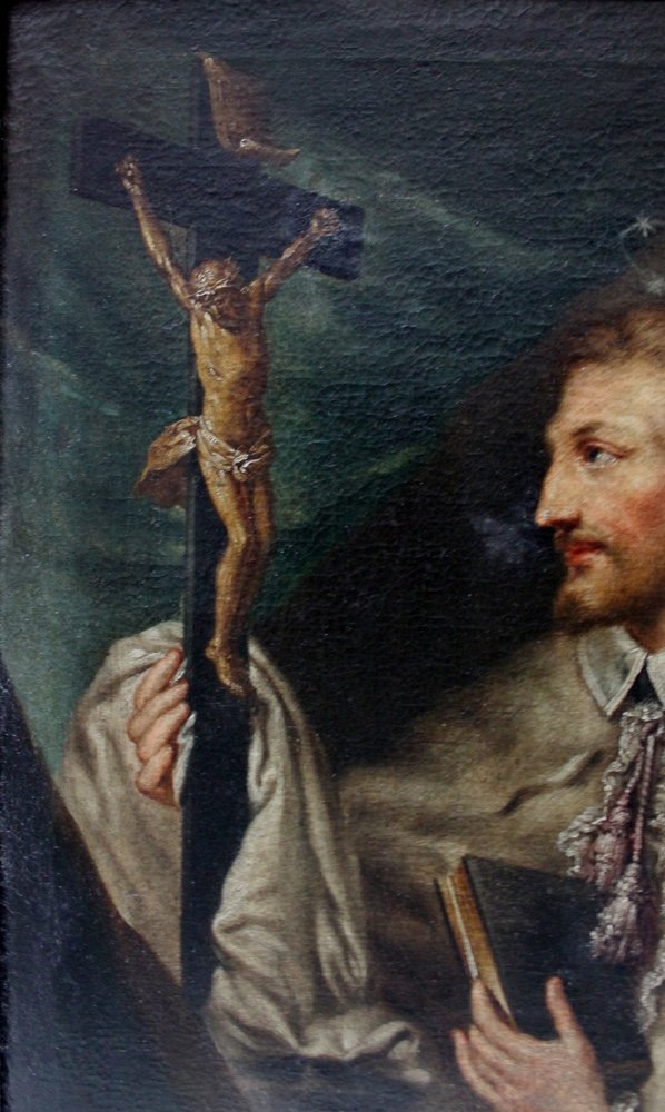 Saint John Nepomuk By  Czech Painter Of 18th Century -photo-4