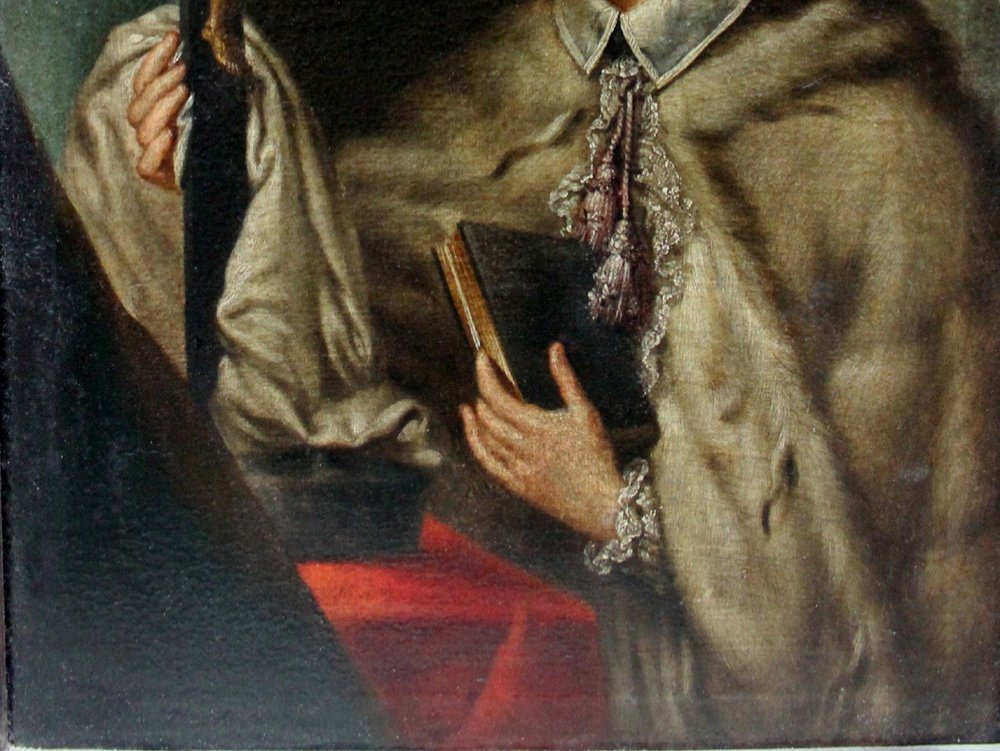 Saint John Nepomuk By  Czech Painter Of 18th Century -photo-1