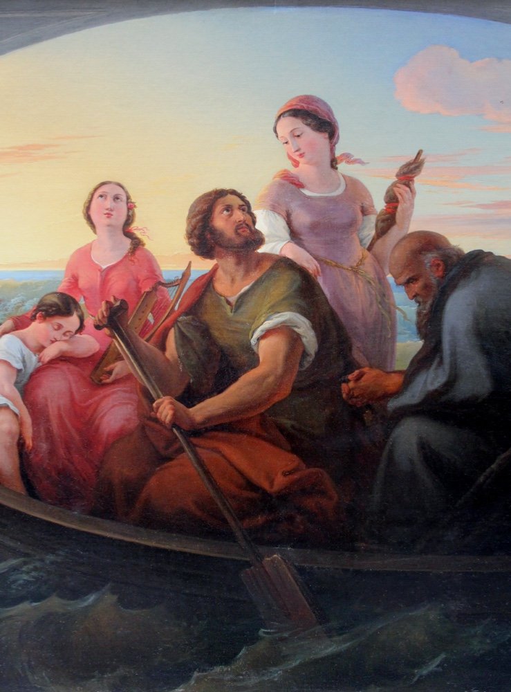 4 Ages Of Life By Carl Josef Geiger (austrian 1822-1905)-photo-3