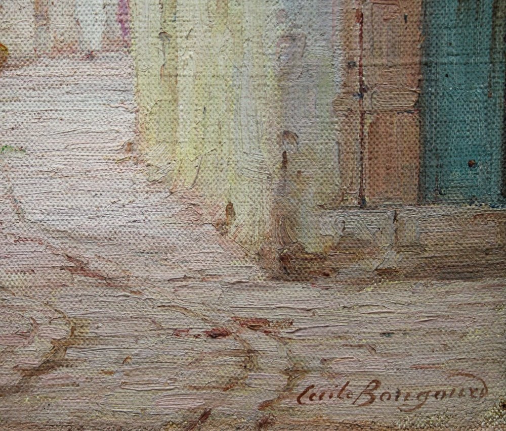 Street Scene In Tunis By Cécile Augustine Bougourd (french, 1857 - 1941)-photo-3