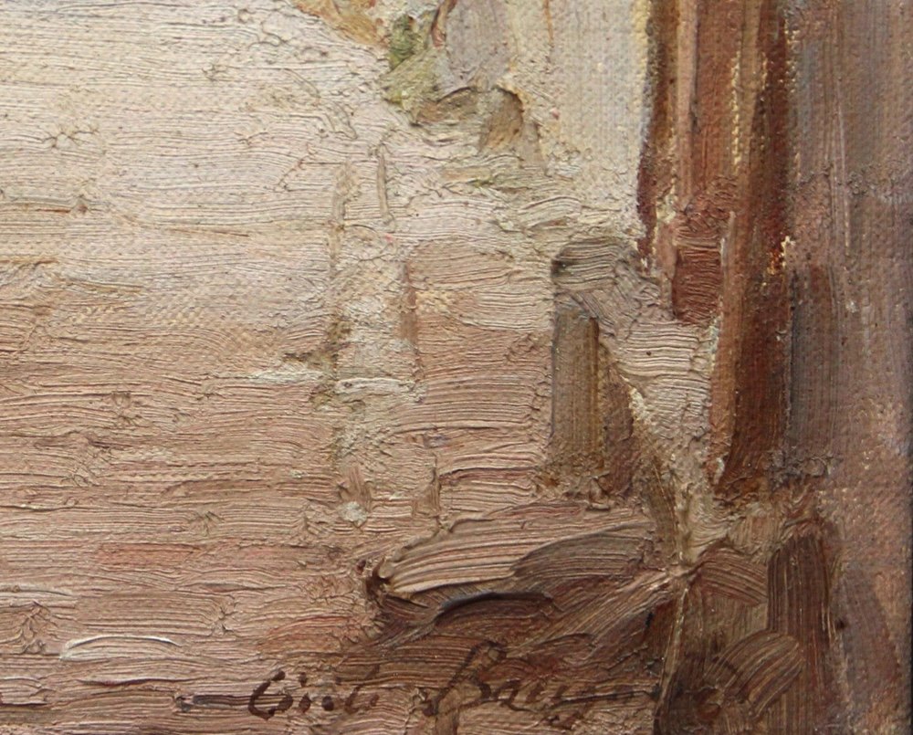 Scène de rue dans un passage de Tunis par Cécile Augustine Bougourd (Française, 1857 - 1941)-photo-3