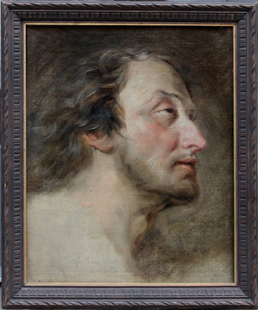Étude de portrait masculin, Peter Paul Rubens (1577-1640), suiveur