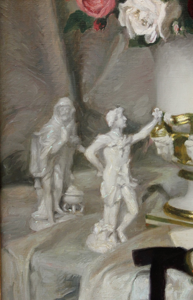 Art Deco Sstill Life By Paul Walter Ehrhardt (german, 1872 - 1959)-photo-2