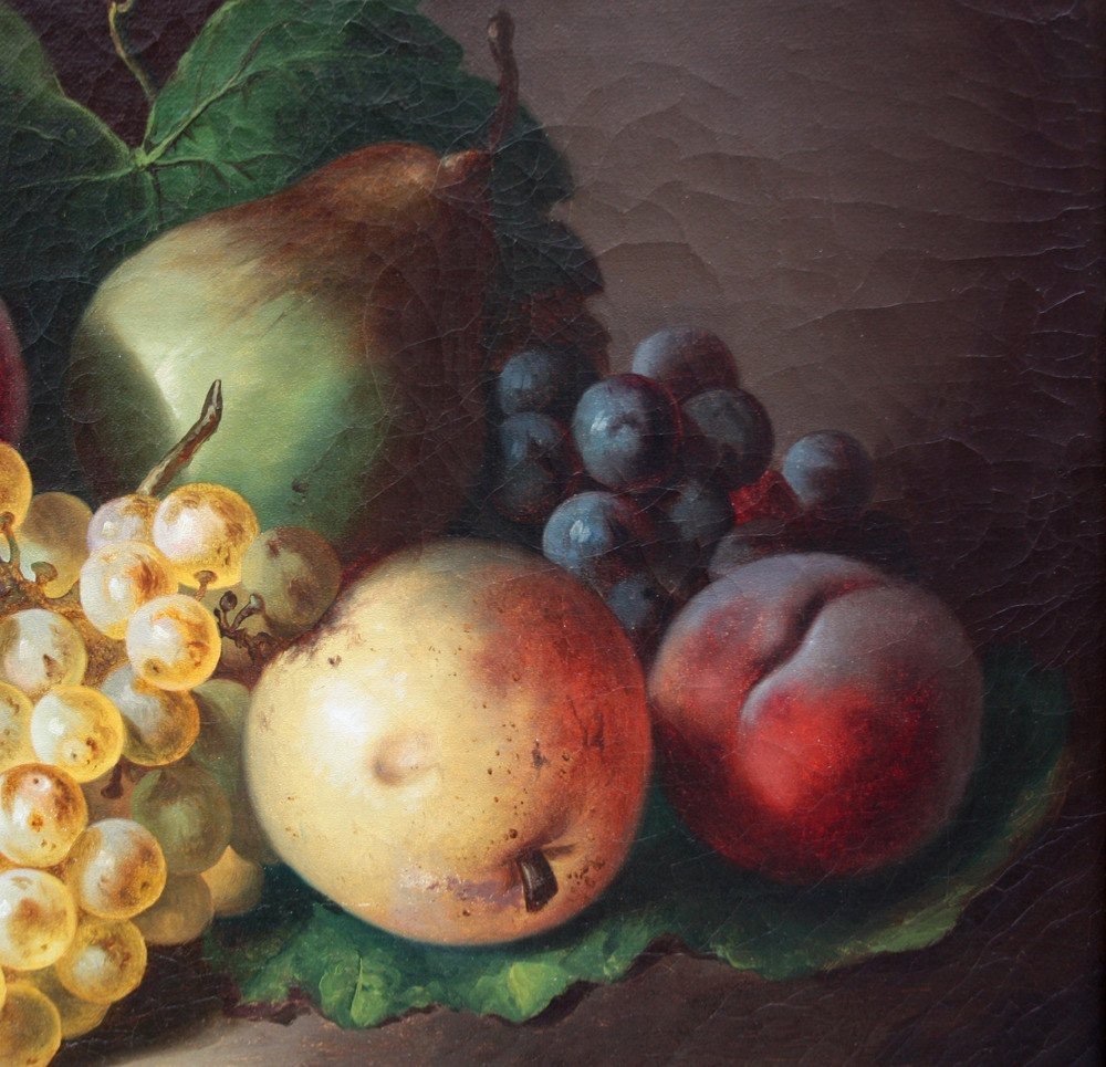 Francesco Malacrea (trieste 1812-1886) Still Life With Fruits-photo-2
