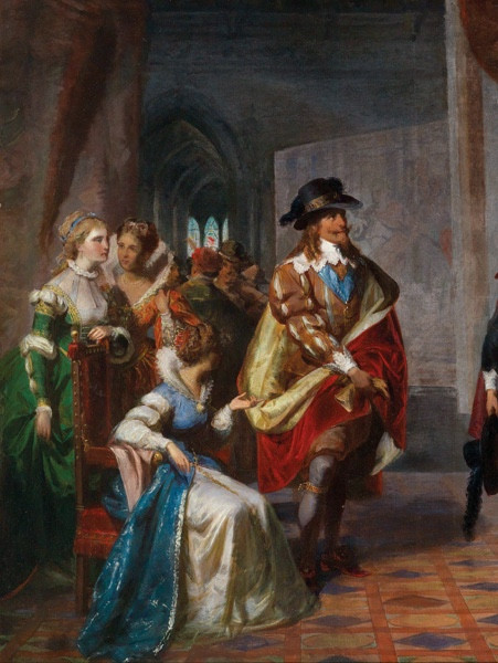 “rubens Offers Monumental Painting To His Patron King Charles I Of England“ By Giulio Carlini-photo-2