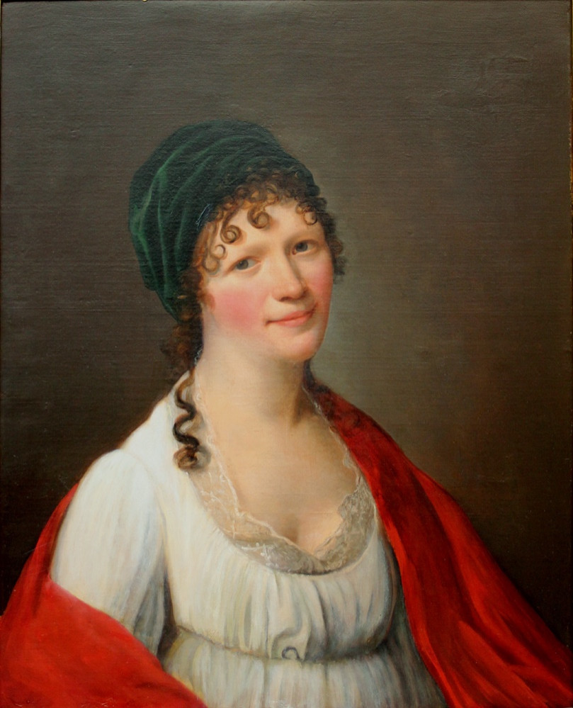 Portrait d'une femme noble par Barbara Krafft (Iglau, 1764 - Bamberg, 1825), attr.-photo-2