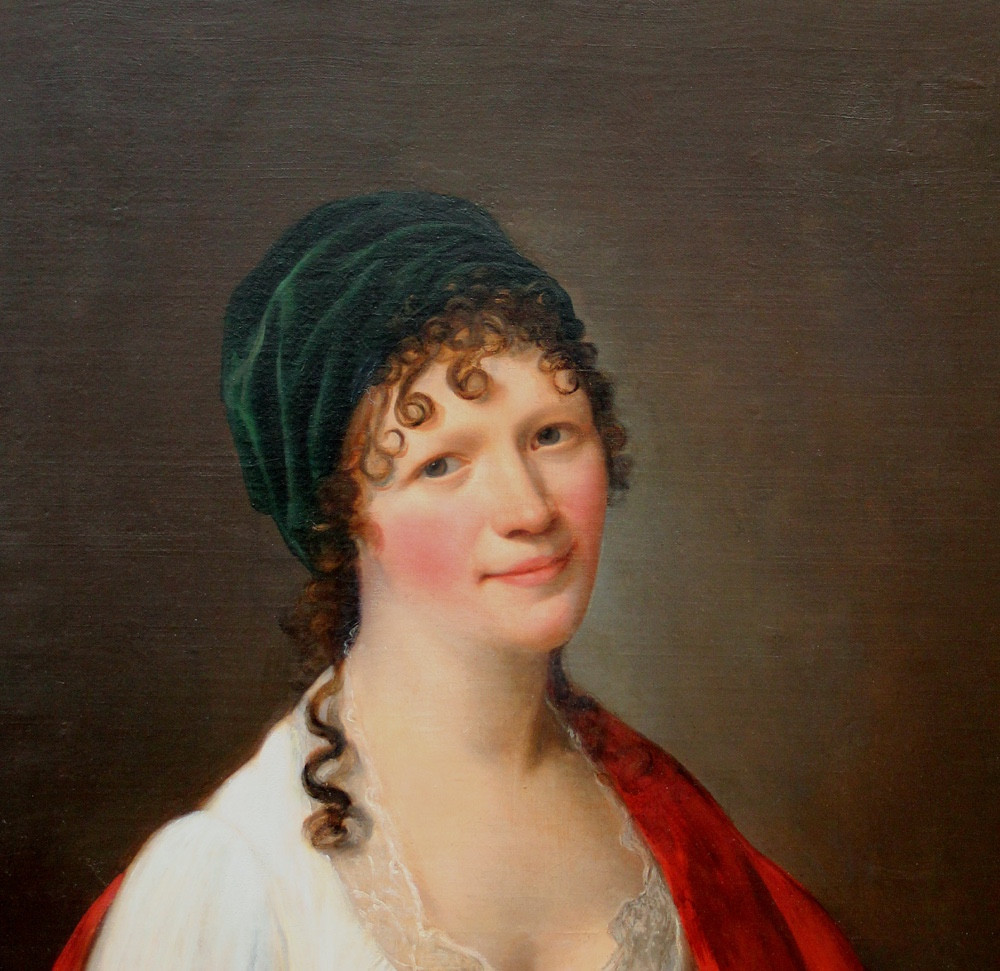 Portrait d'une femme noble par Barbara Krafft (Iglau, 1764 - Bamberg, 1825), attr.-photo-3