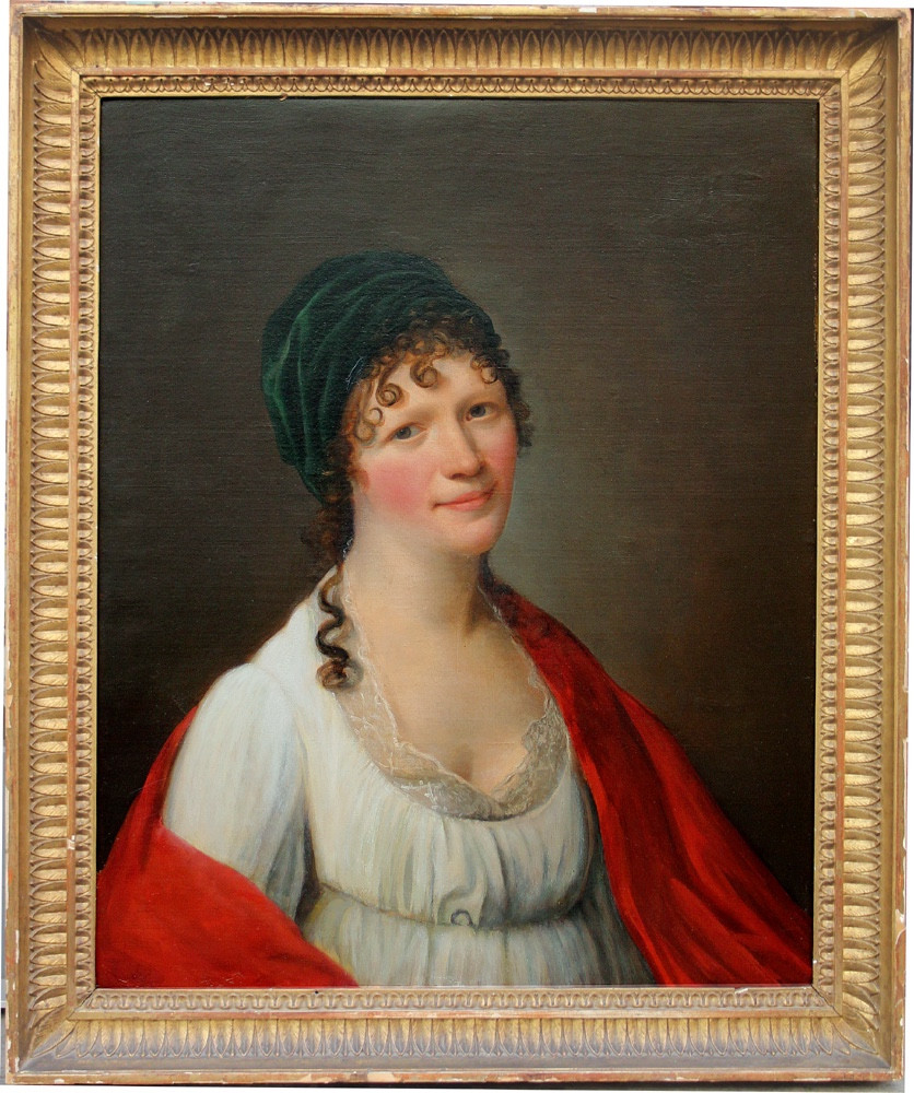 Portrait d'une femme noble par Barbara Krafft (Iglau, 1764 - Bamberg, 1825), attr.