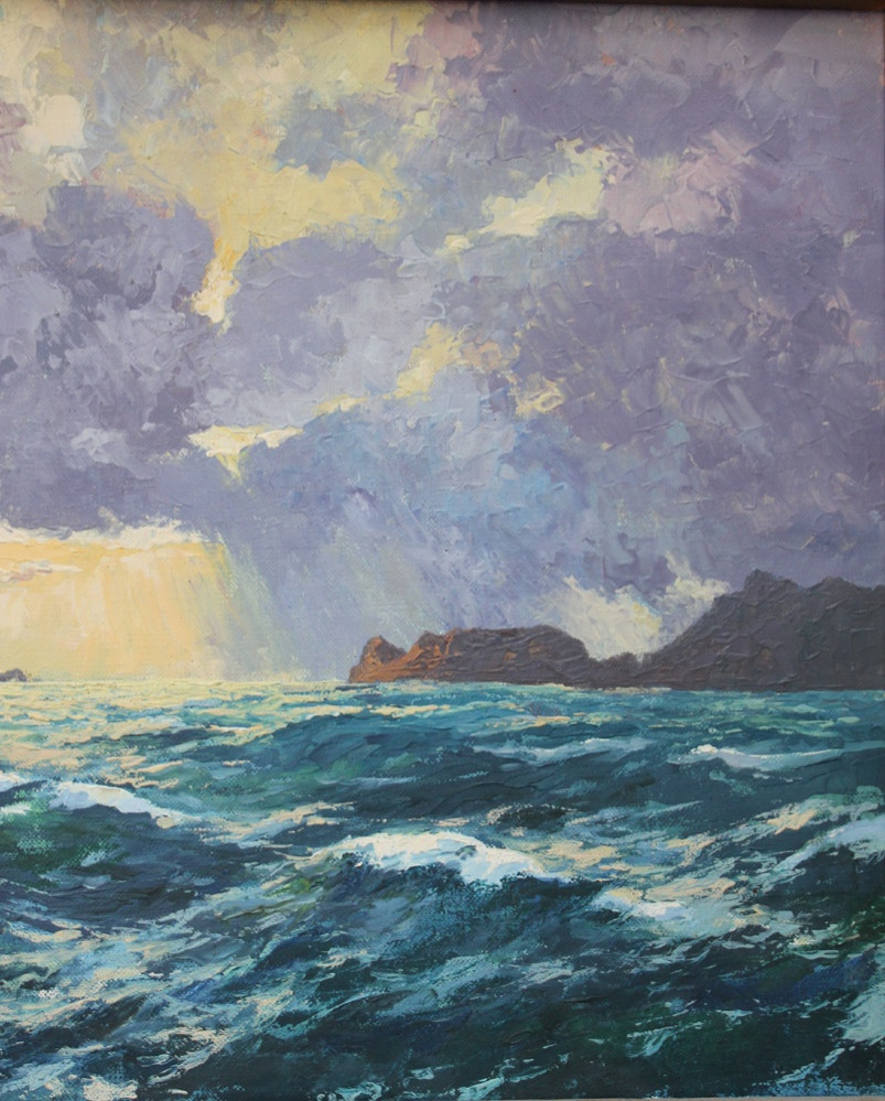 Otto Klar (austrian-south African, 1908-1994) Title: Seascape-photo-3