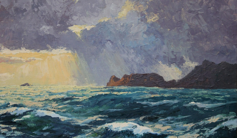 Otto Klar (austrian-south African, 1908-1994) Title: Seascape-photo-4