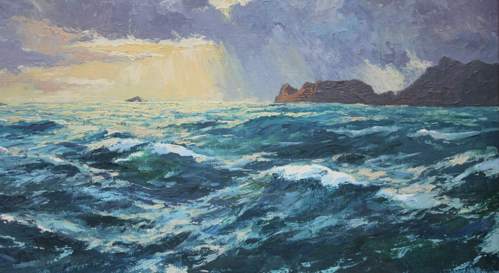 Otto Klar (austrian-south African, 1908-1994) Title: Seascape-photo-1