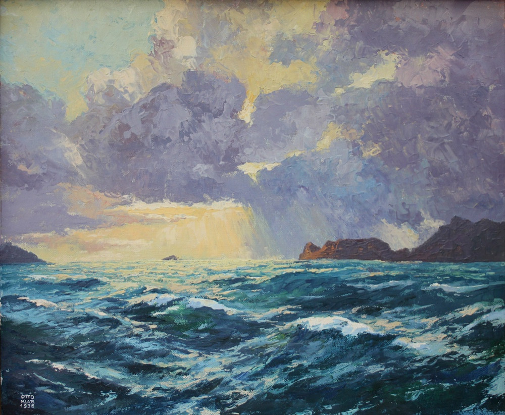Otto Klar (austrian-south African, 1908-1994) Title: Seascape-photo-2