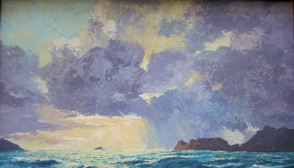 Otto Klar (austrian-south African, 1908-1994) Title: Seascape-photo-3